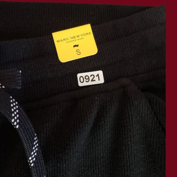 Marc New York Womens Jogger Pants Polyester Blend Black Small - Picture 9 of 14